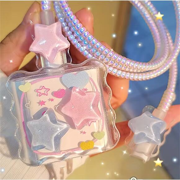 Mystery Stars iPhone Charger Protector P34 - Picture 3 of 5